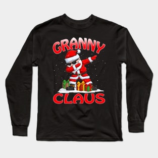 Granny Santa Claus Christmas Matching Costume Long Sleeve T-Shirt